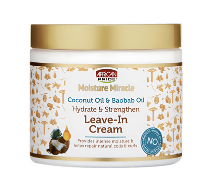 Coconut Oil & Baobab Oil Leave-In Cream